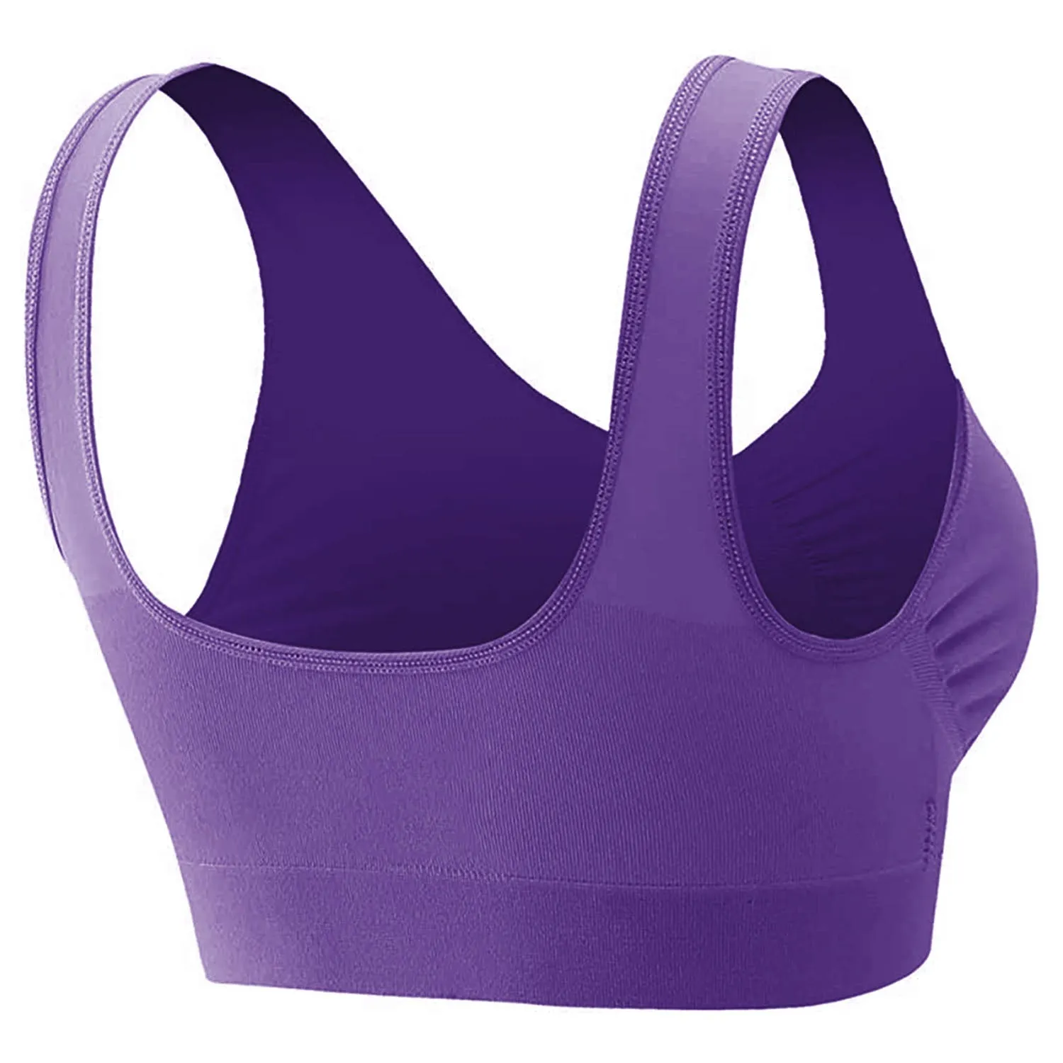 3-Pack: Women Seamless Wire-free Bra for Fitness Workout
