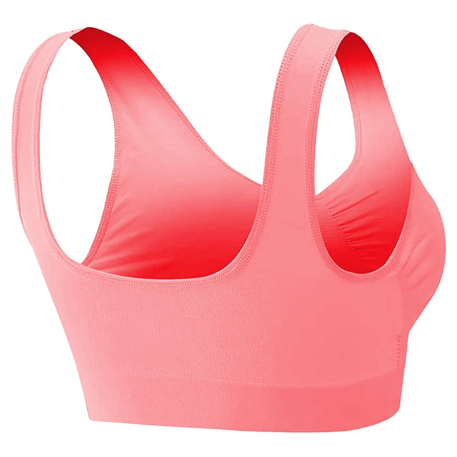 3-Pack: Women Seamless Wire-free Bra for Fitness Workout