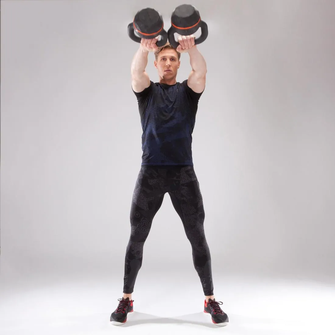 500 Cross-Training Leggings - Black/Print