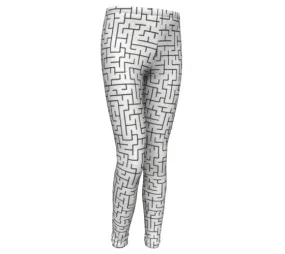 A- Maze me, super stretch Eco friendly poly fiber performance Leggings by Stardust