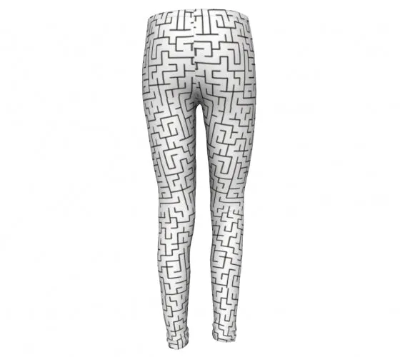 A- Maze me, super stretch Eco friendly poly fiber performance Leggings by Stardust