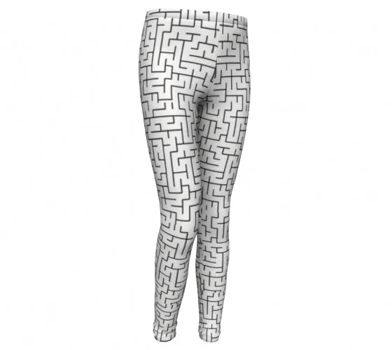 A- Maze me, super stretch Eco friendly poly fiber performance Leggings by Stardust