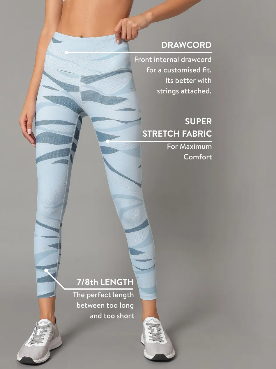 AbsoluteFit Abstract Print Tights