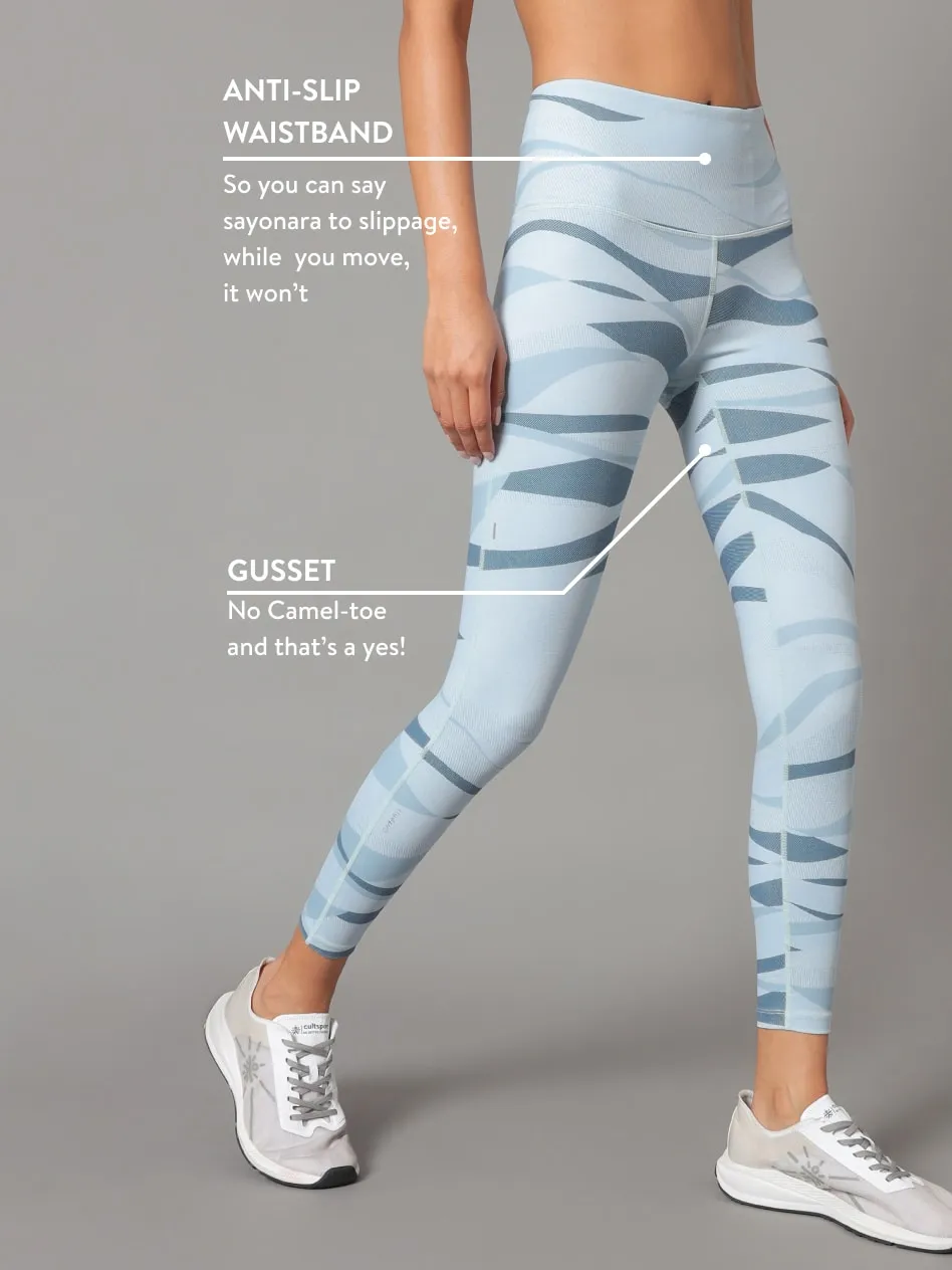AbsoluteFit Abstract Print Tights