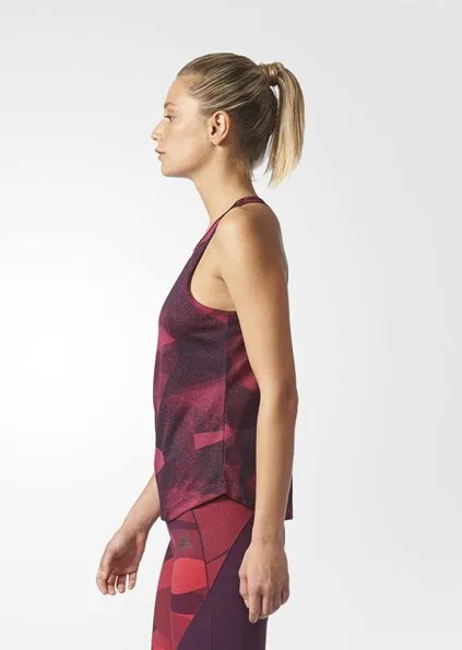 Adidas Cool Graphic Tank Top - Mystery Ruby BQ5890