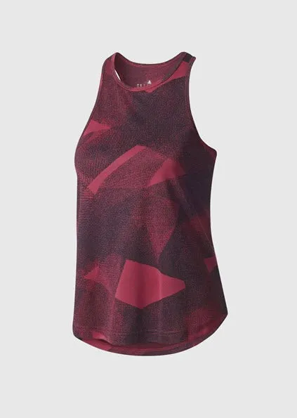 Adidas Cool Graphic Tank Top - Mystery Ruby BQ5890