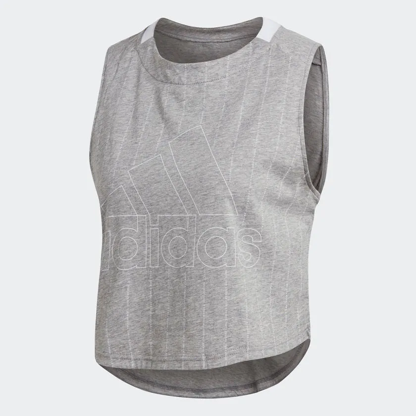 Adidas Sport ID Tank Top Grey/White CZ5668