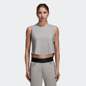 Adidas Sport ID Tank Top Grey/White CZ5668