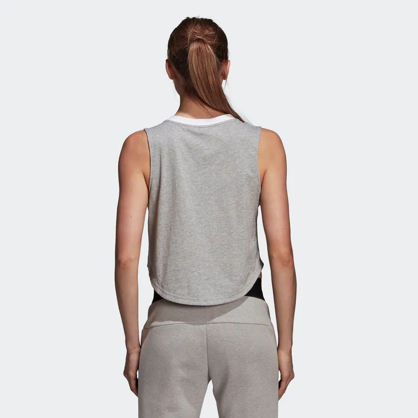 Adidas Sport ID Tank Top Grey/White CZ5668