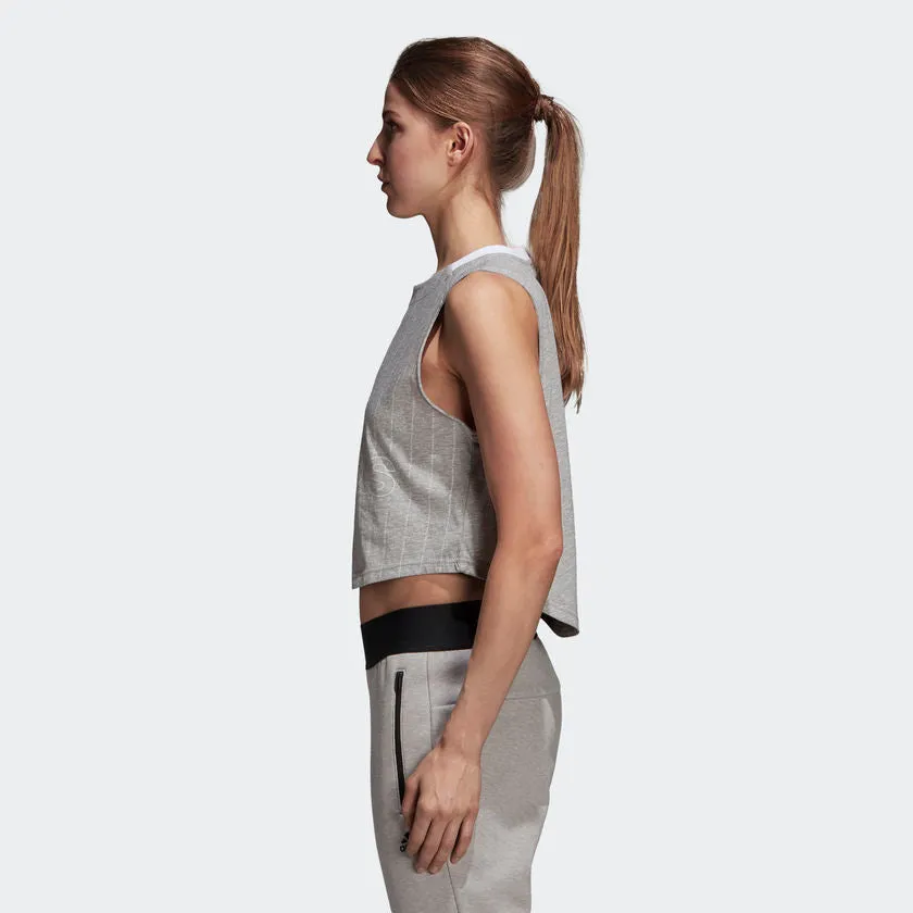 Adidas Sport ID Tank Top Grey/White CZ5668