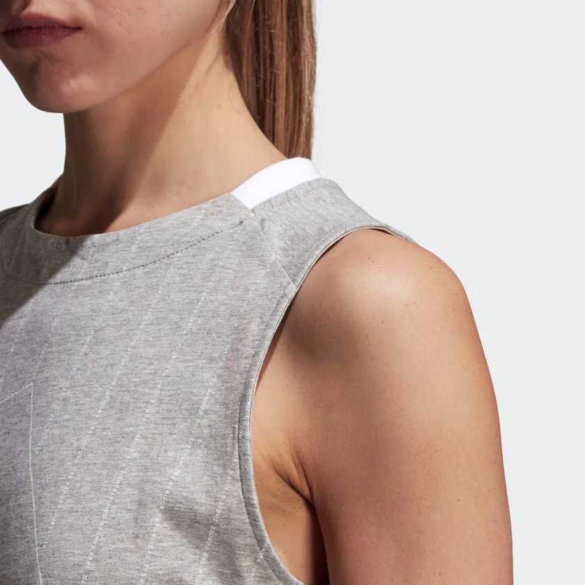 Adidas Sport ID Tank Top Grey/White CZ5668