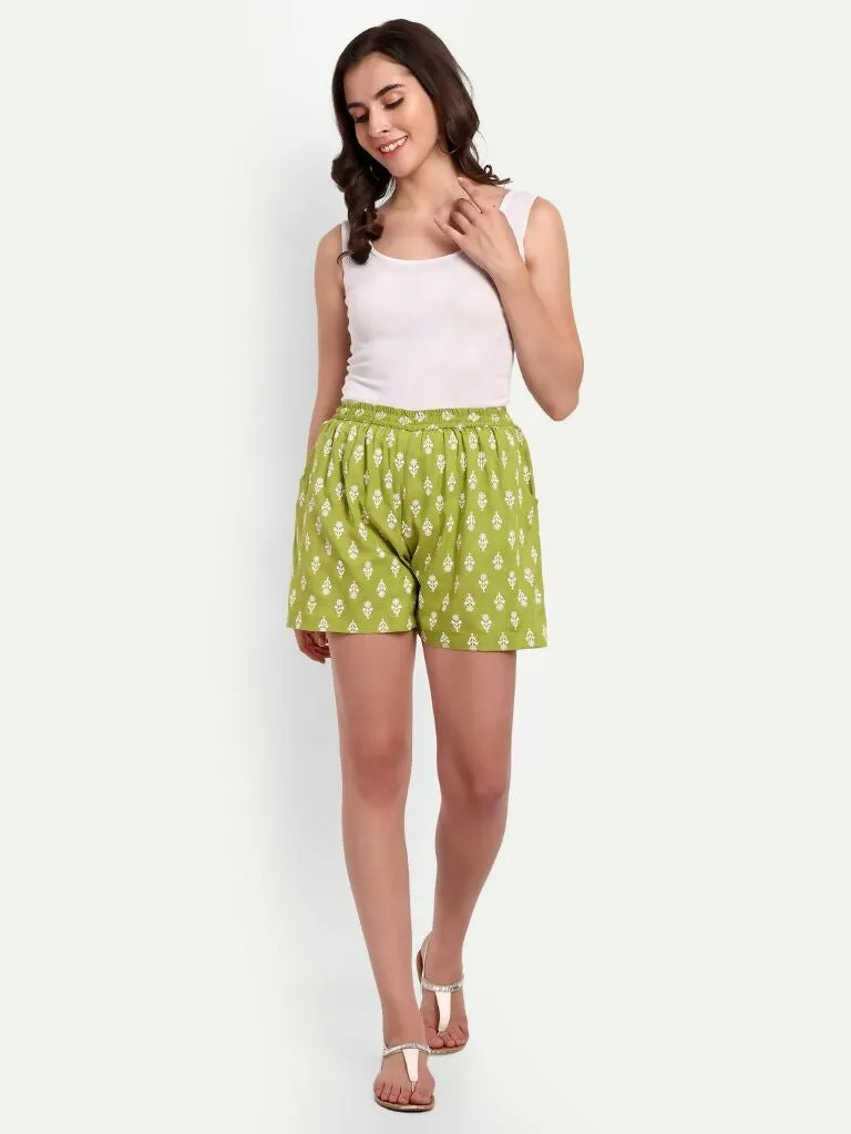 Alvano Beautiful Printed Maroon, Green Bermuda Shorts, Night Shorts, Regular Shorts, Boxer Shorts, Beach Shorts, Basic Shorts
