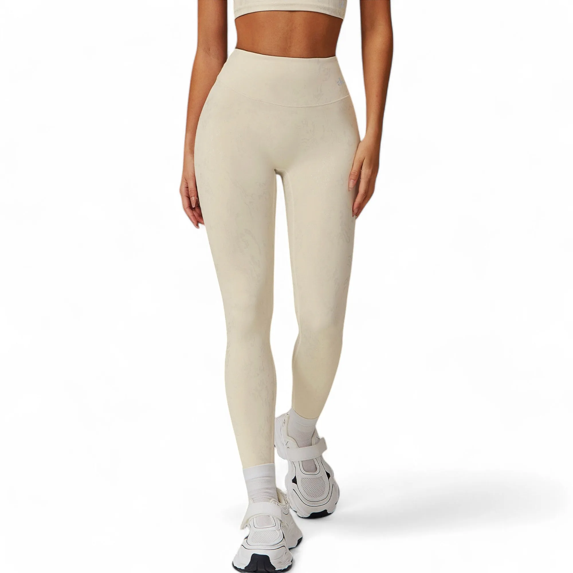 Anna-Kaci Women's High-Waist Textured Seamless Leggings