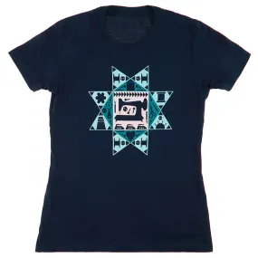 At Home With Misty Navy Icon Logo T-shirt - XL