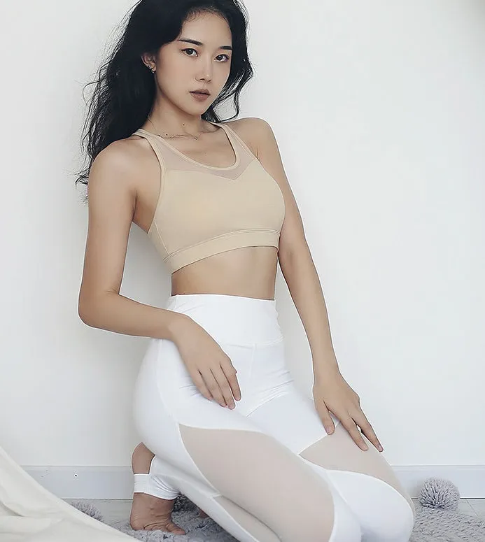 Beautiful back bra casual blouse sports bra