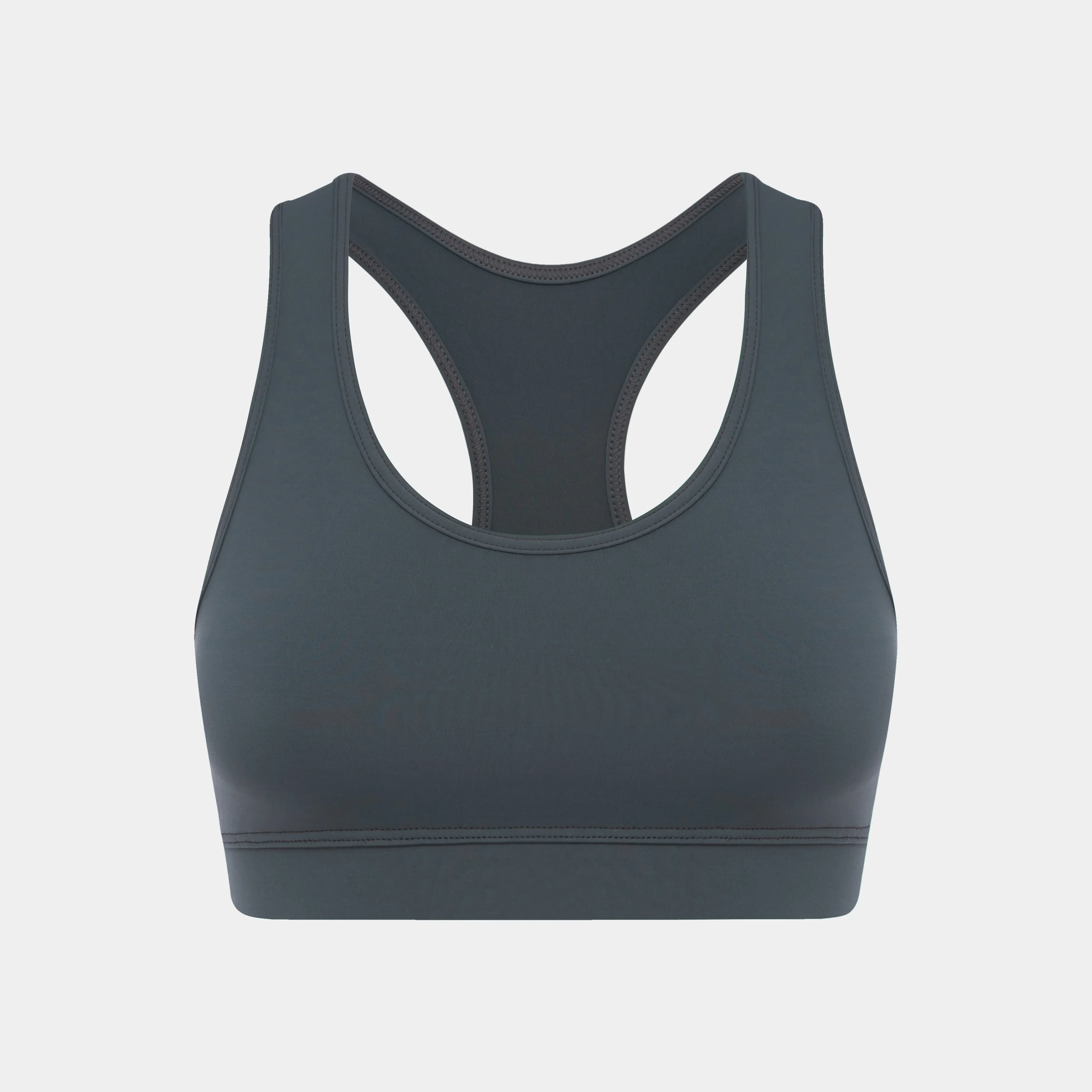 Bella Bustiere- Elevate Sports Bra- Racer Back, Flagstone