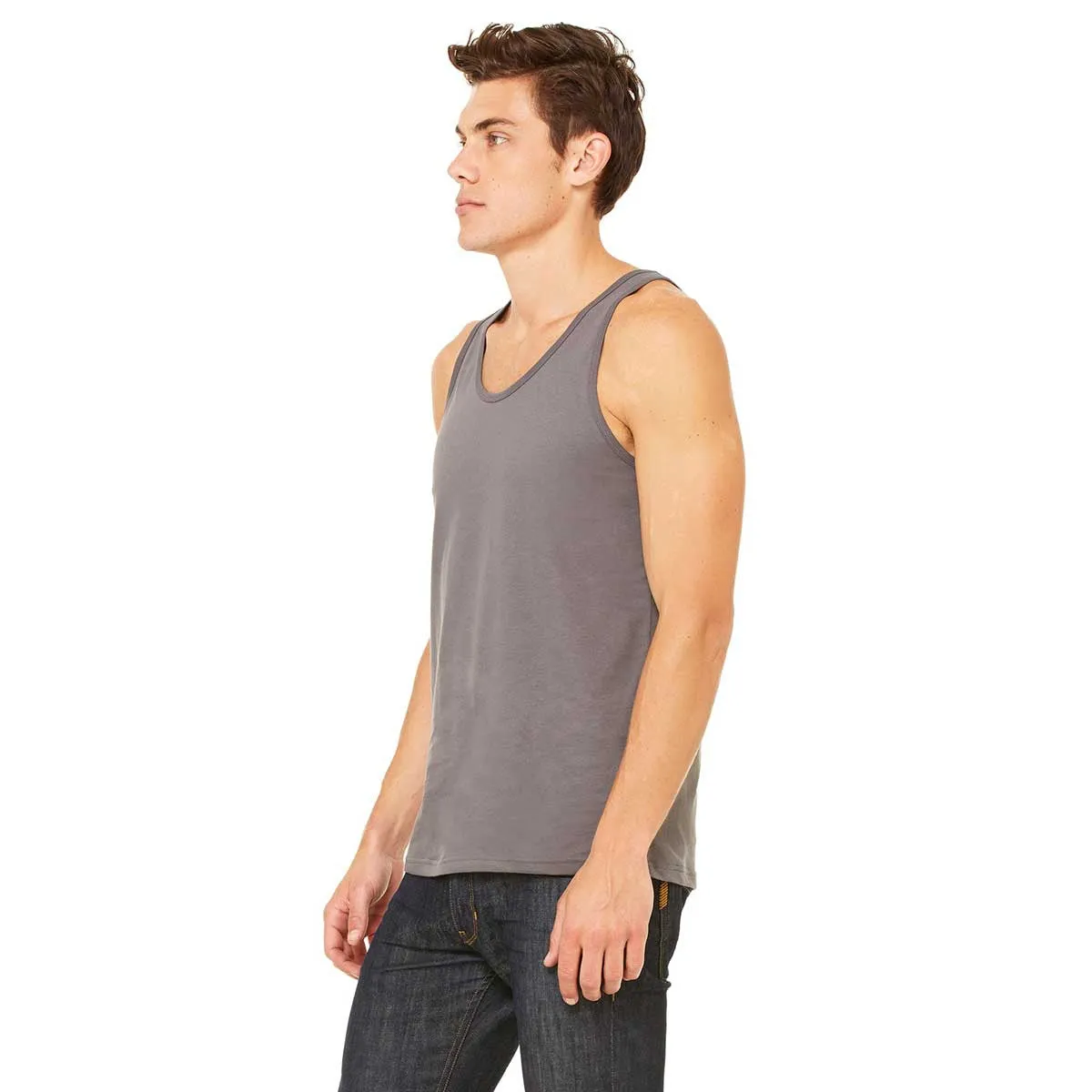 Bella   Canvas Unisex Asphalt Jersey Tank