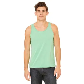Bella   Canvas Unisex Green Triblend Jersey Tank