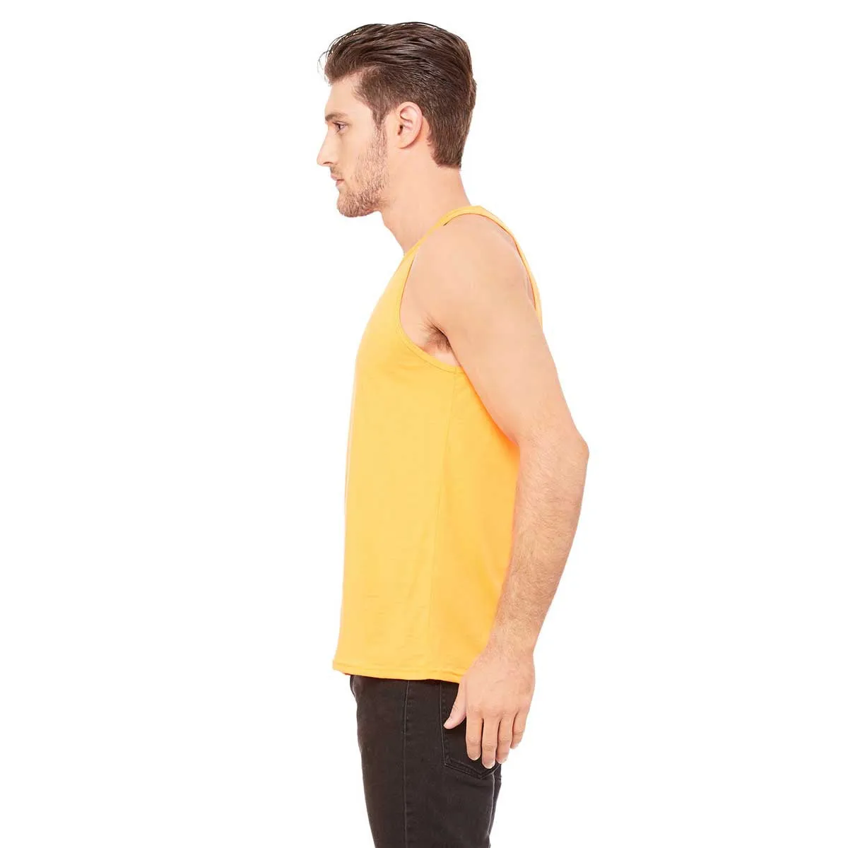 Bella   Canvas Unisex Neon Orange Jersey Tank