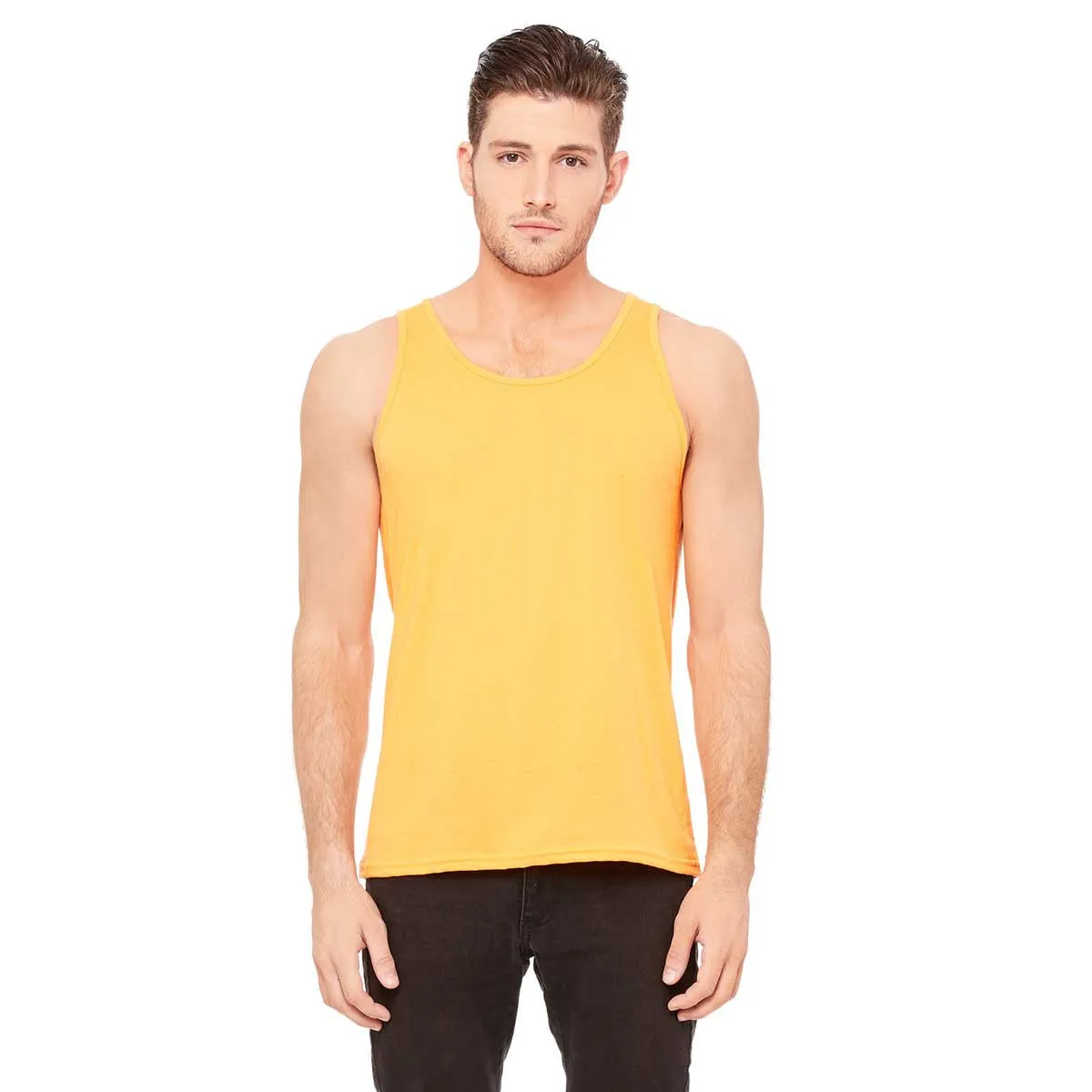 Bella   Canvas Unisex Neon Orange Jersey Tank