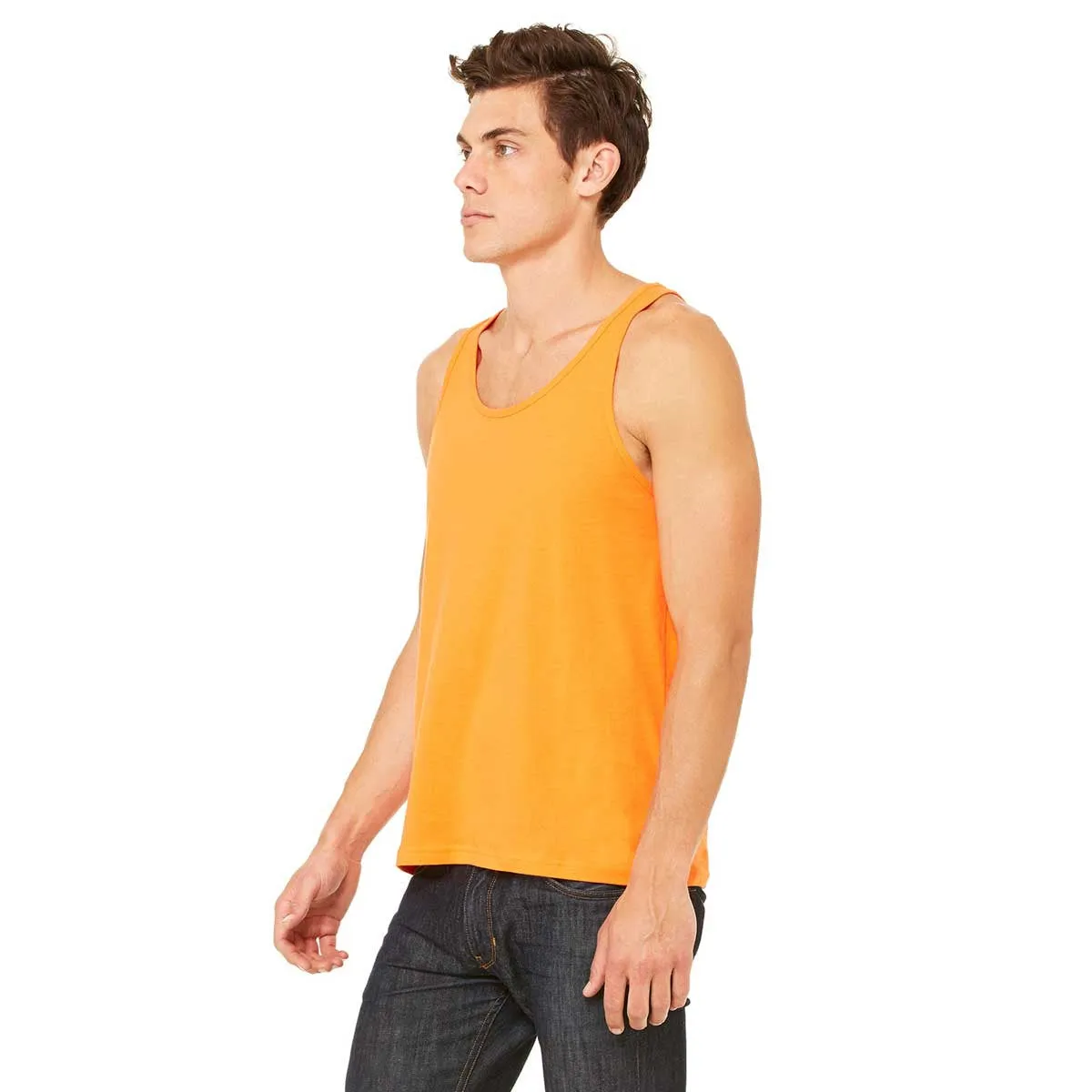 Bella   Canvas Unisex Orange Jersey Tank