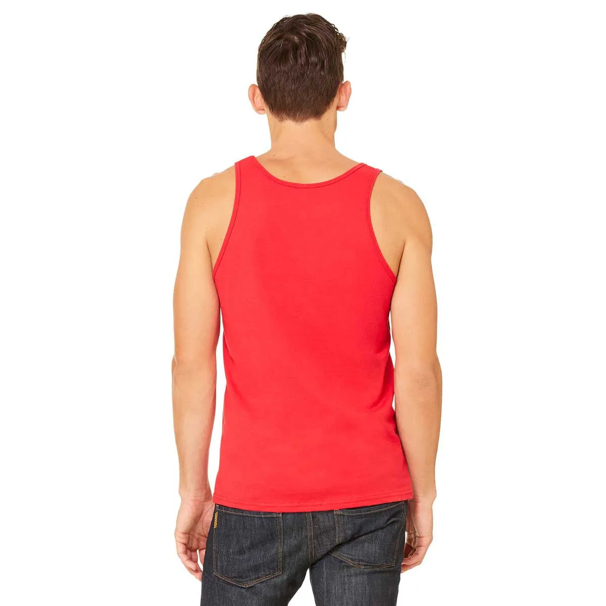 Bella   Canvas Unisex Red Jersey Tank