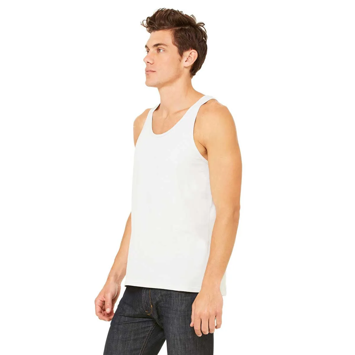Bella   Canvas Unisex Silver Jersey Tank
