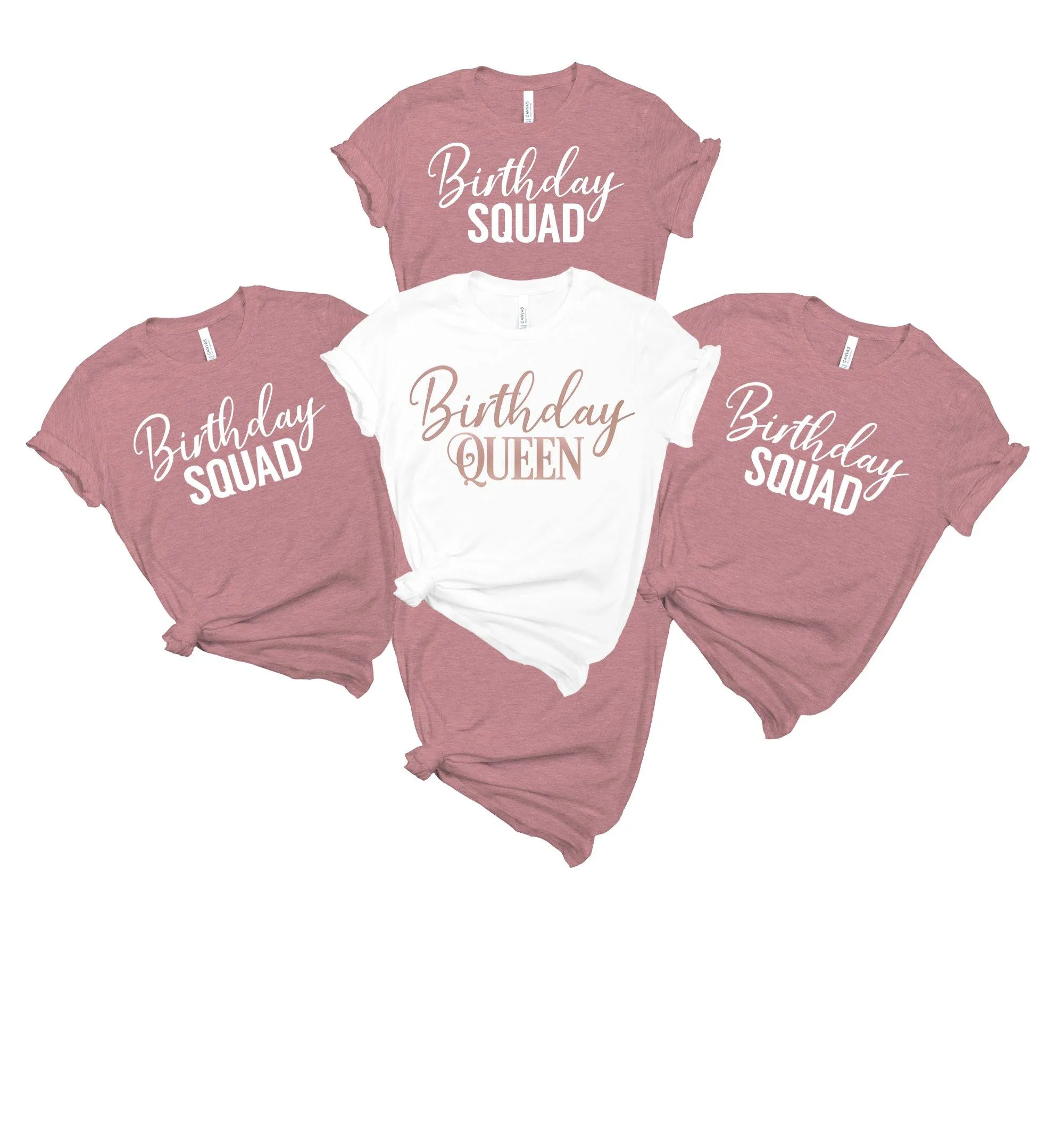 Birthday Queen / Birthday Squad - Women's Birthday Shirts