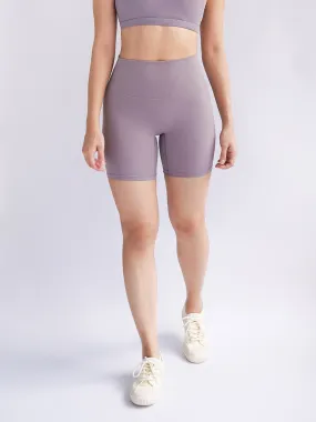 Cadence 6" Biker Shorts- Lilac
