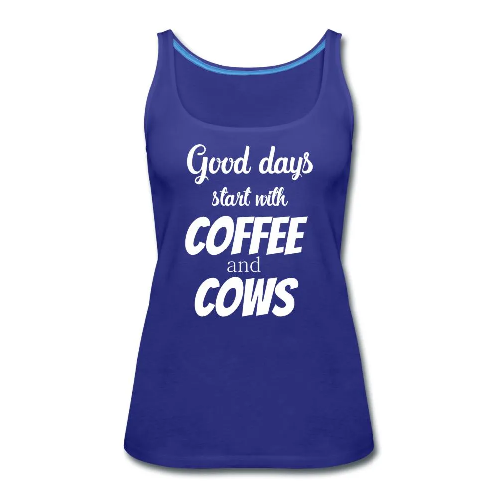 Coffee and cows Women's Tank Top