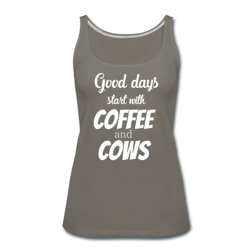 Coffee and cows Women's Tank Top