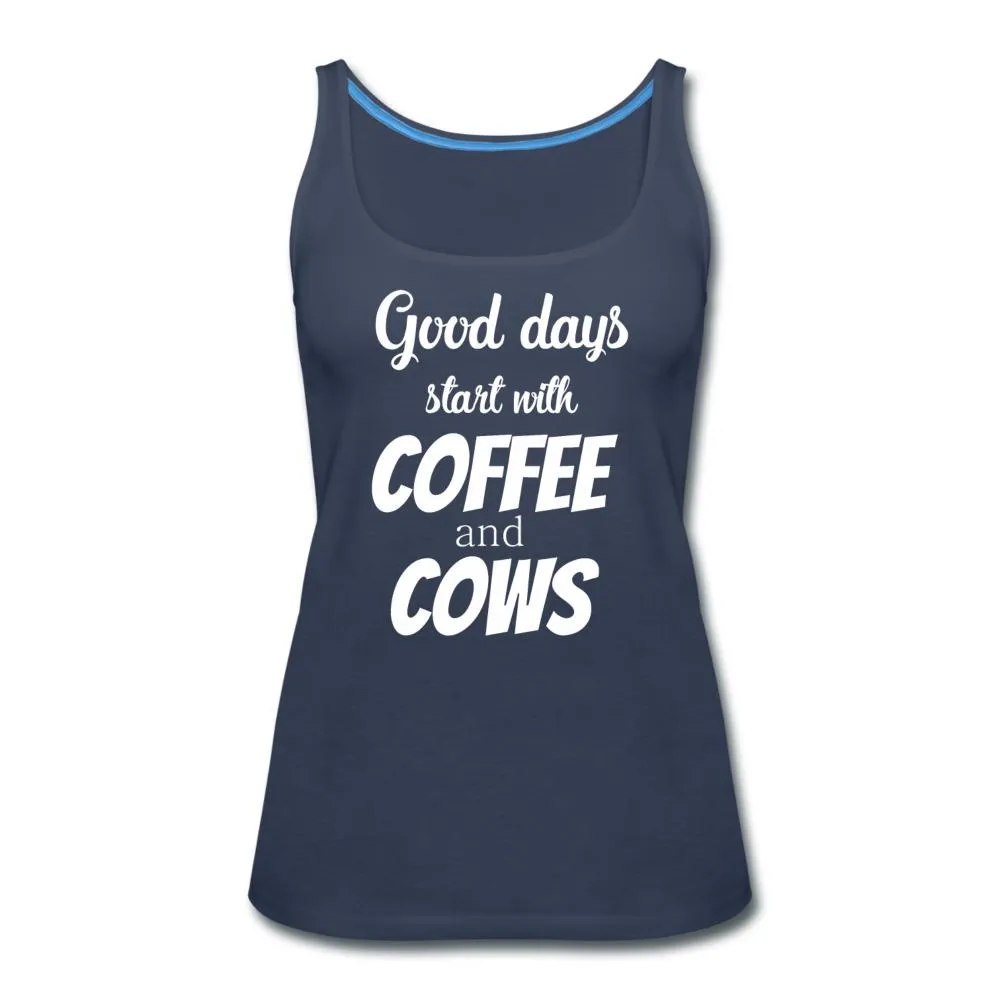 Coffee and cows Women's Tank Top