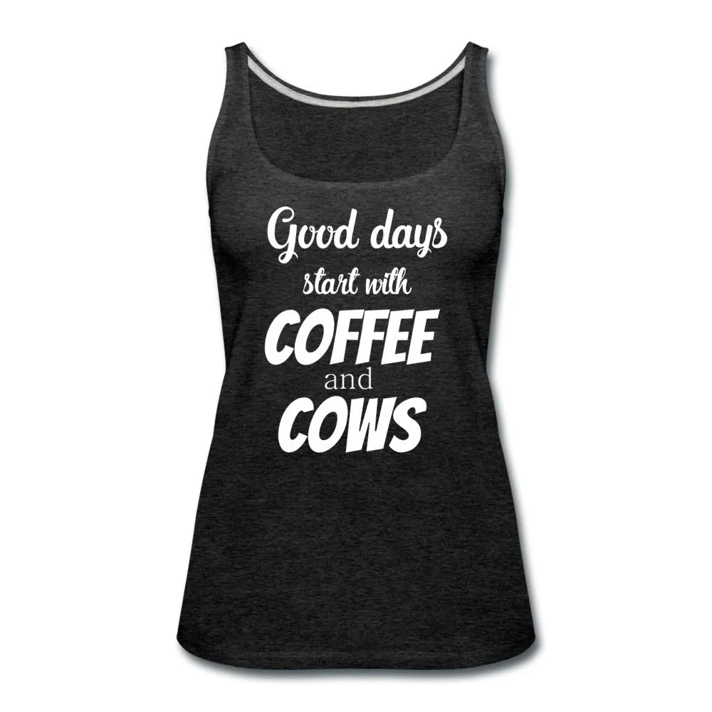 Coffee and cows Women's Tank Top