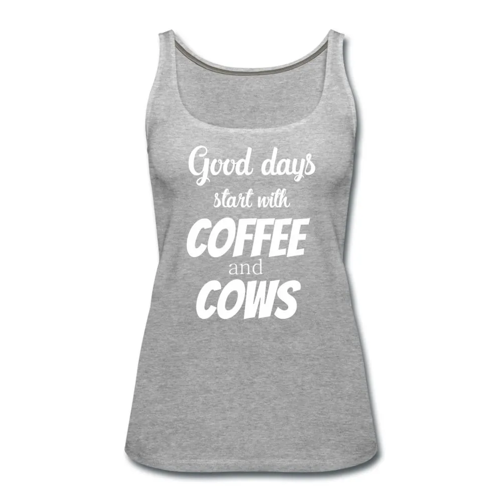 Coffee and cows Women's Tank Top
