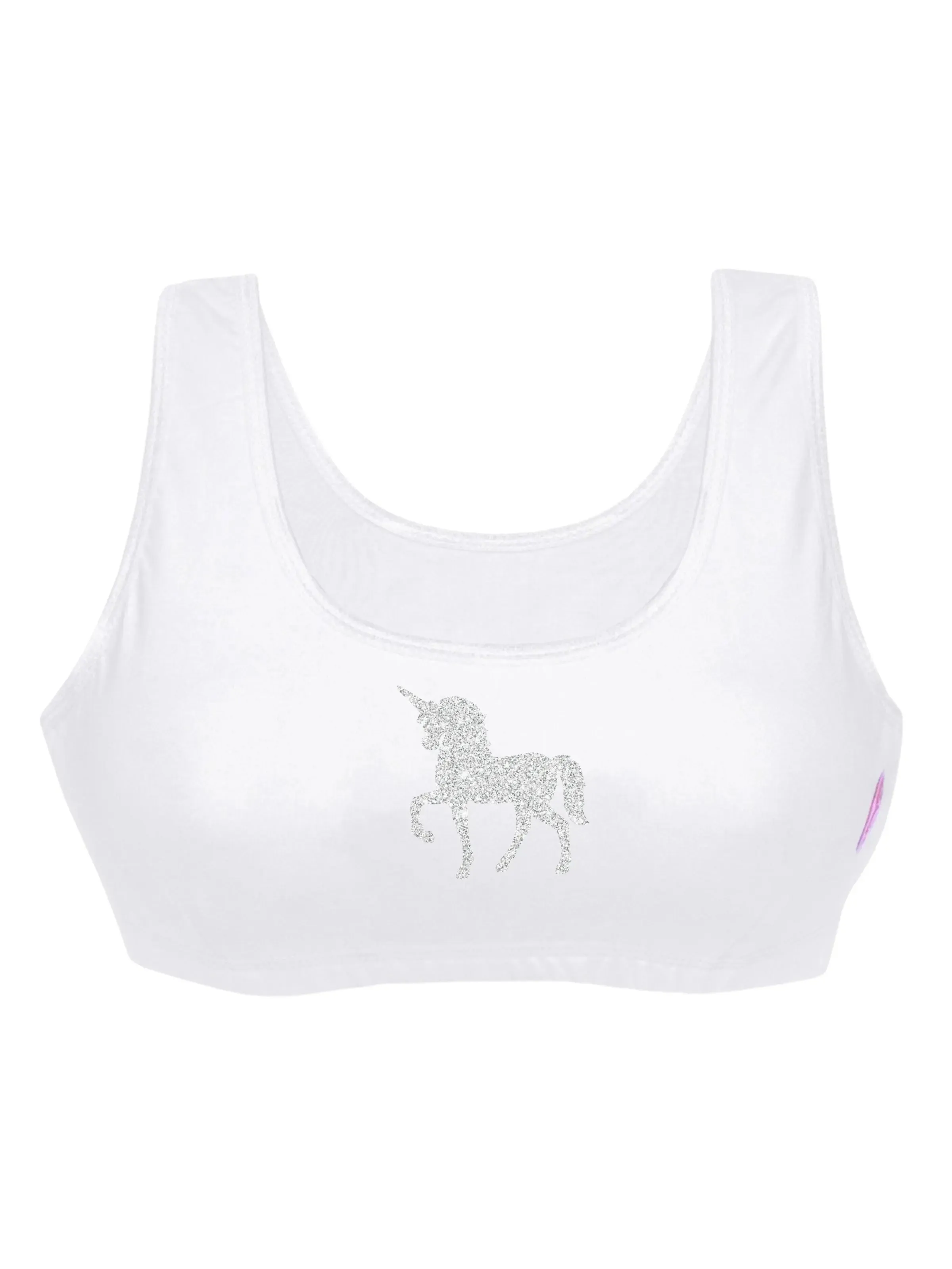 Cotton Yoga Bra | Double-Layer Broad Strap | Non-Padded Beginner Bra | Solid Bras