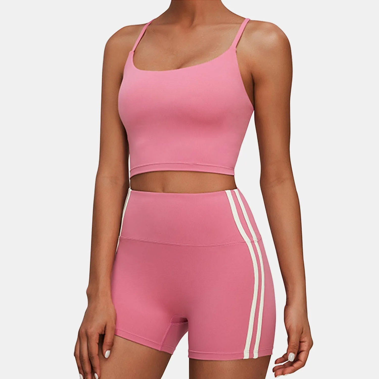 Crisscross Backless Sports Bra - Mertise