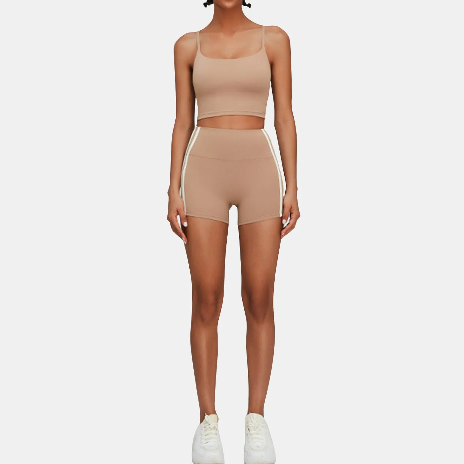 Crisscross Backless Sports Bra - Mertise