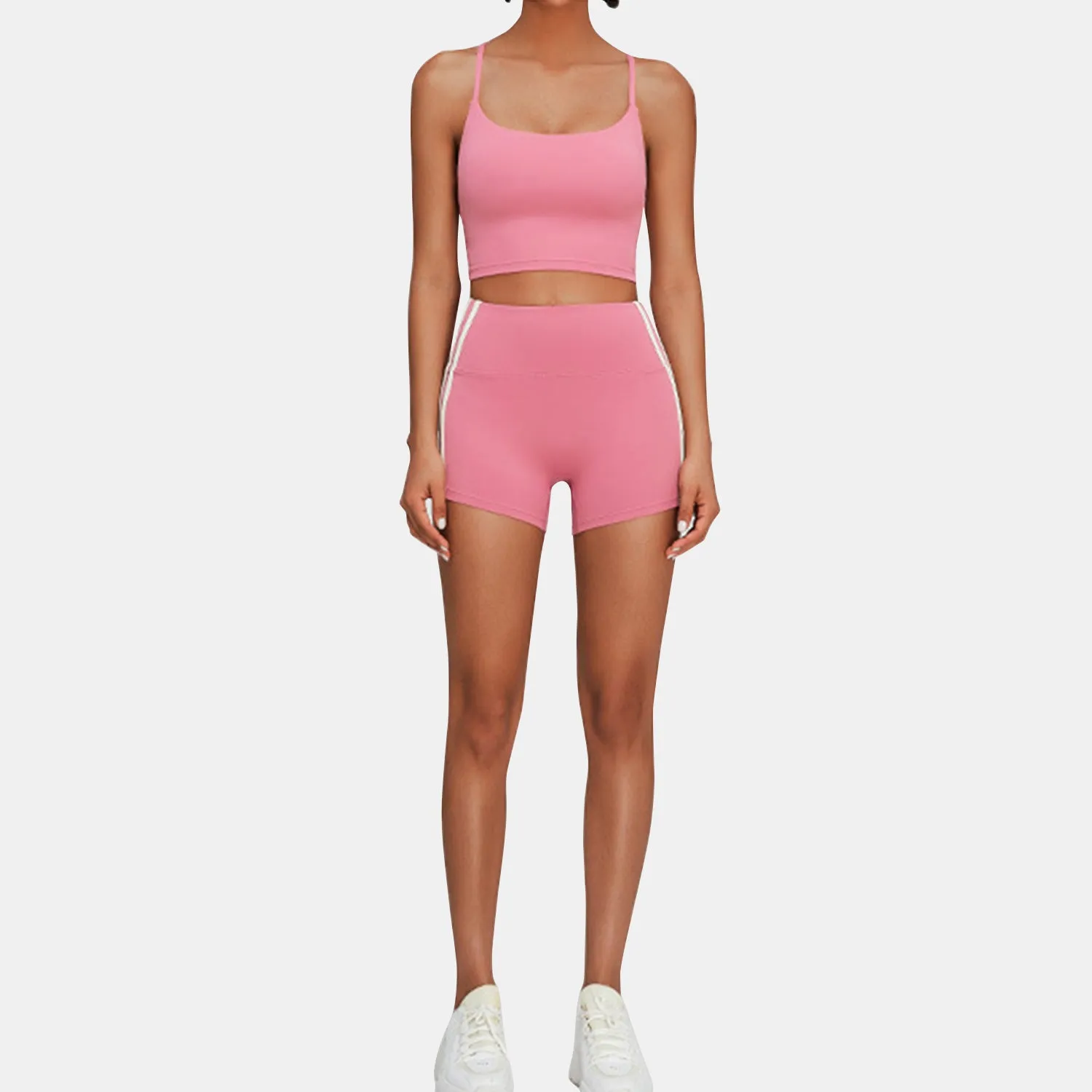 Crisscross Backless Sports Bra - Mertise