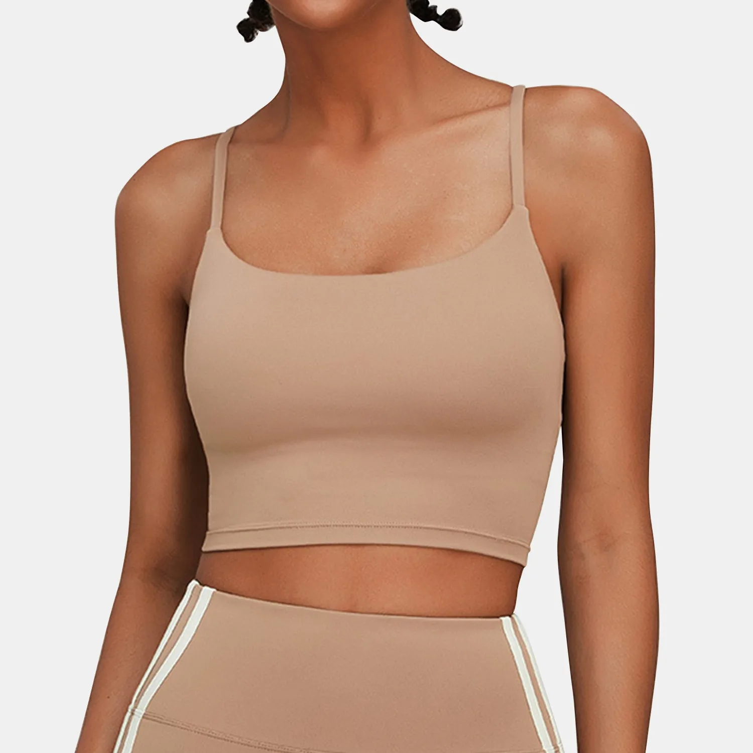Crisscross Backless Sports Bra - Mertise