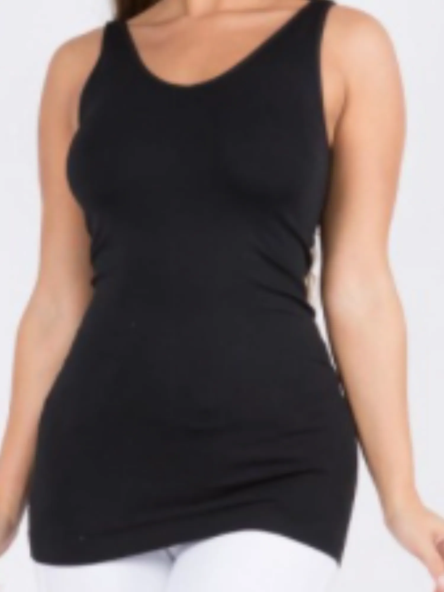 Curvy Essential Bodicon Tank Top