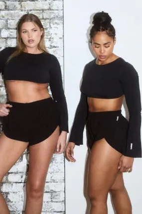 Define Running Shorts - Jet Black