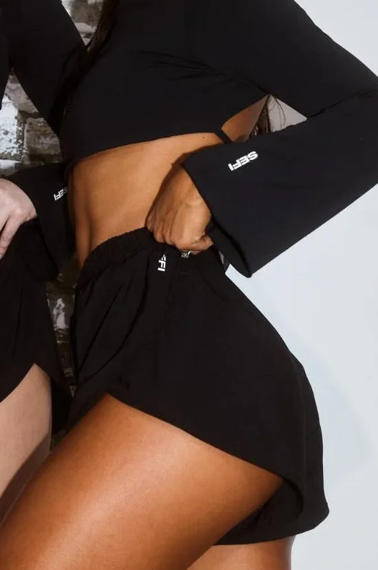 Define Running Shorts - Jet Black