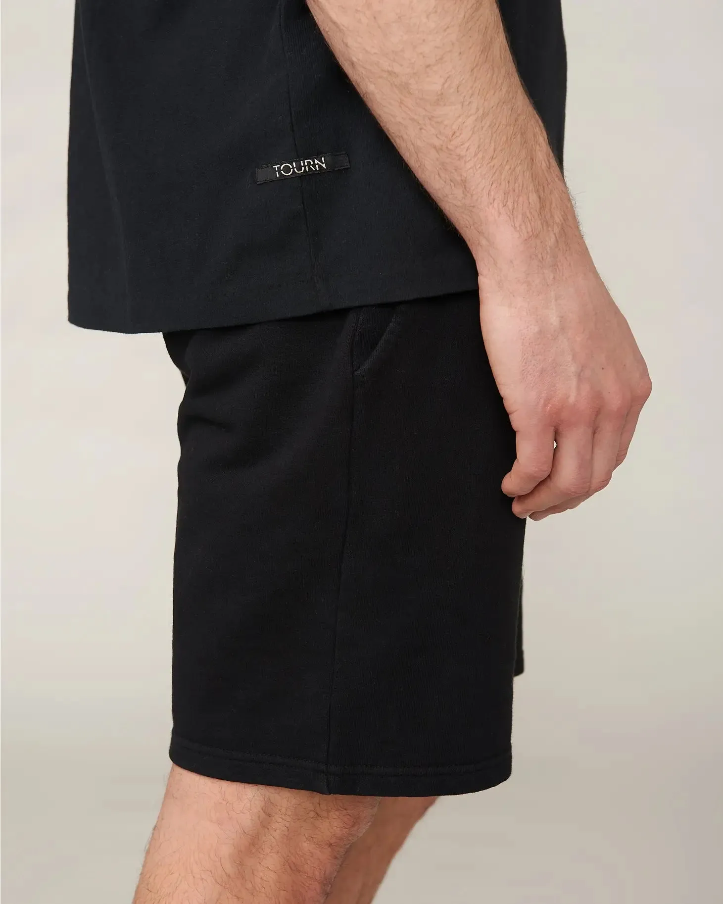 Dylan French Terry Jet Black Short