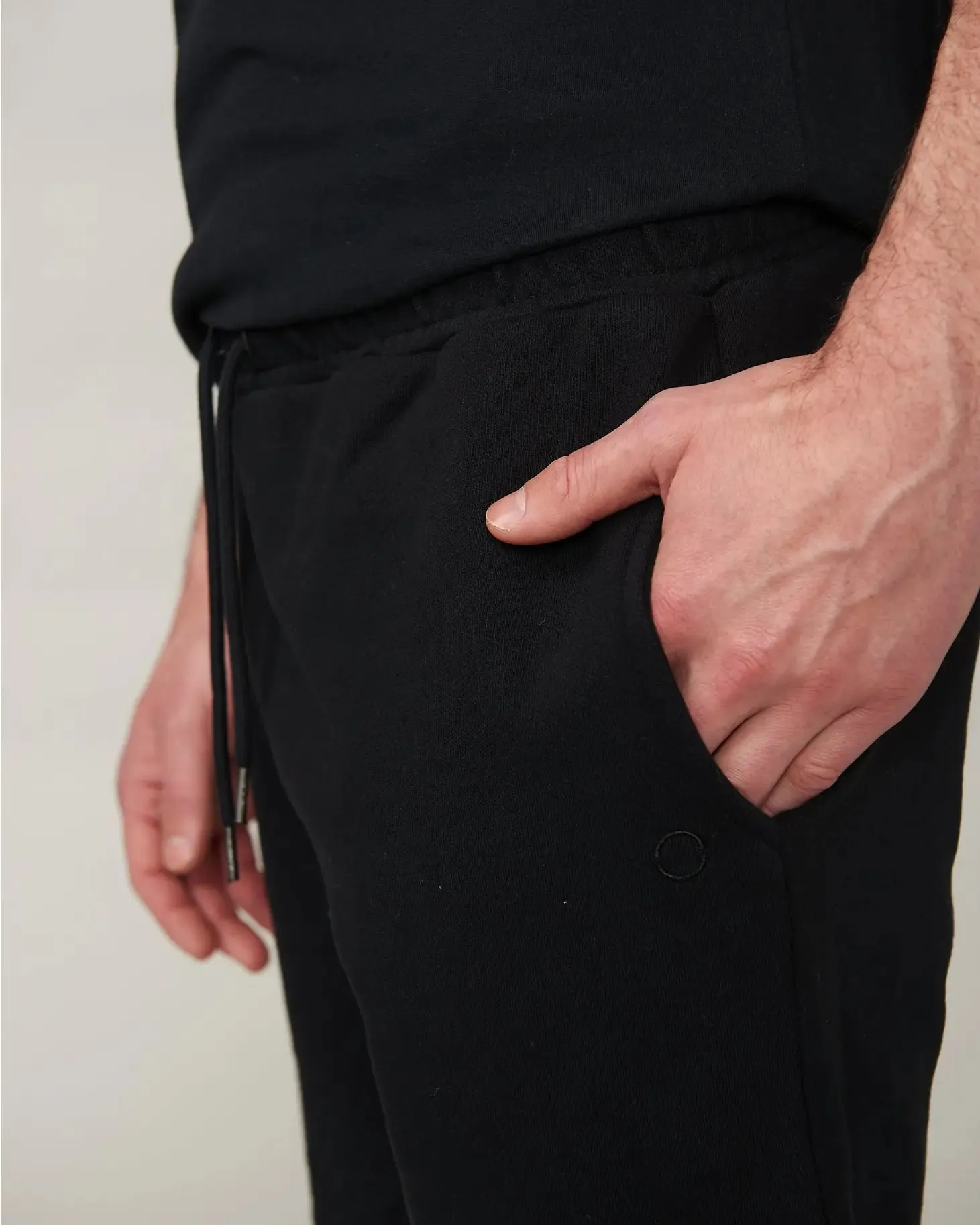 Dylan French Terry Jet Black Short