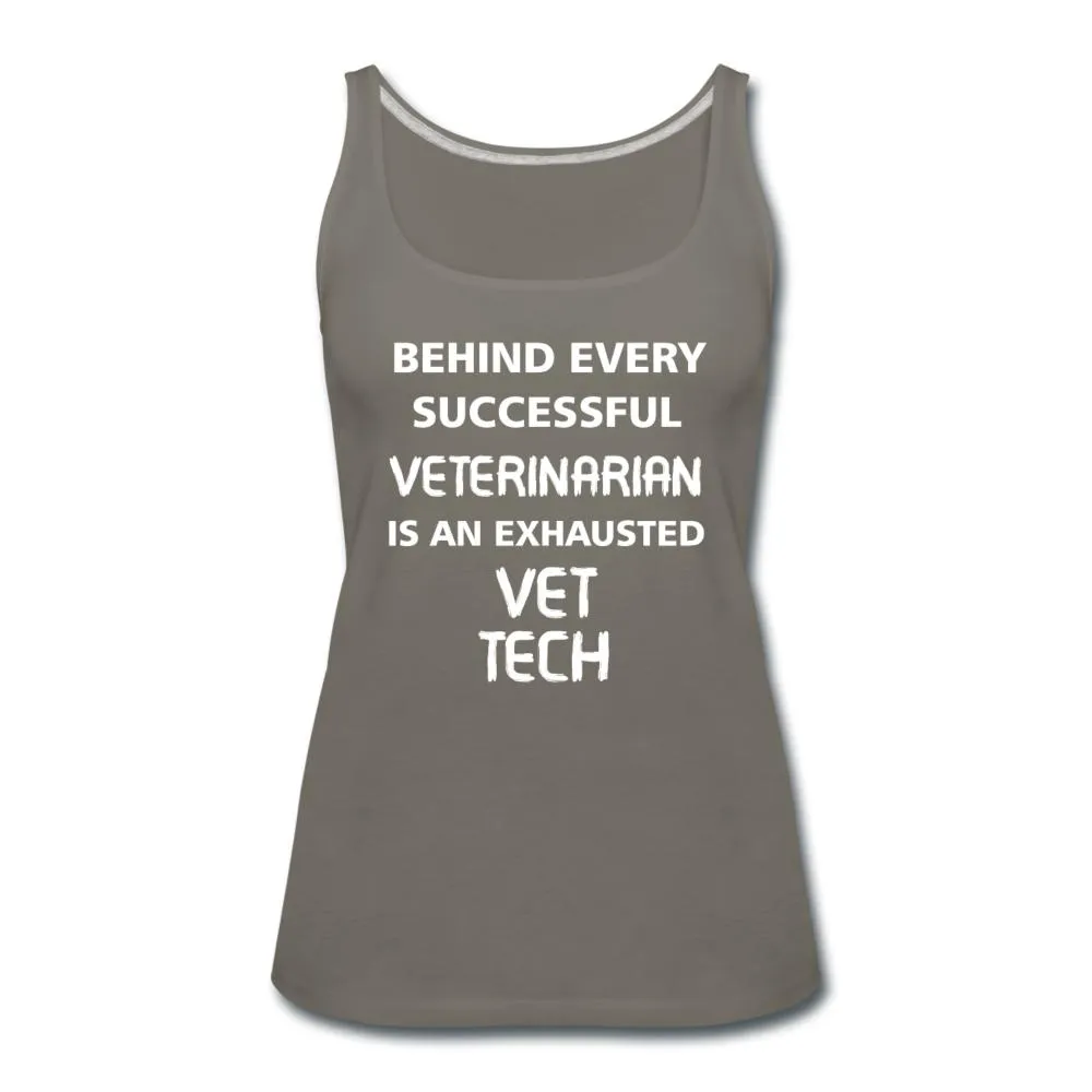 Exhausted Vet Tech Women's Tank Top