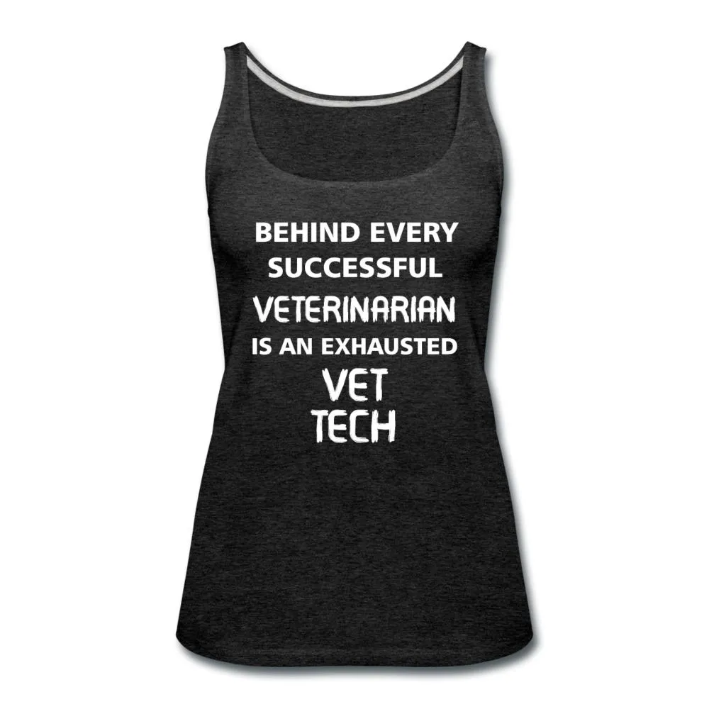 Exhausted Vet Tech Women's Tank Top