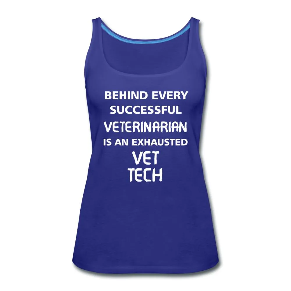 Exhausted Vet Tech Women's Tank Top