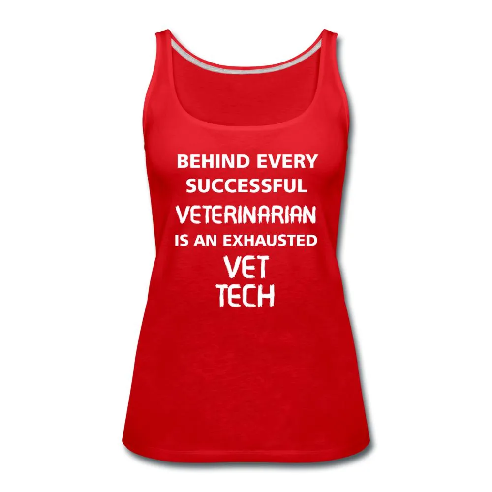 Exhausted Vet Tech Women's Tank Top