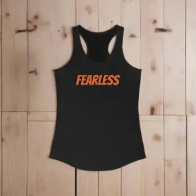 Fearless Racerback Tank Womens Ideal Chic