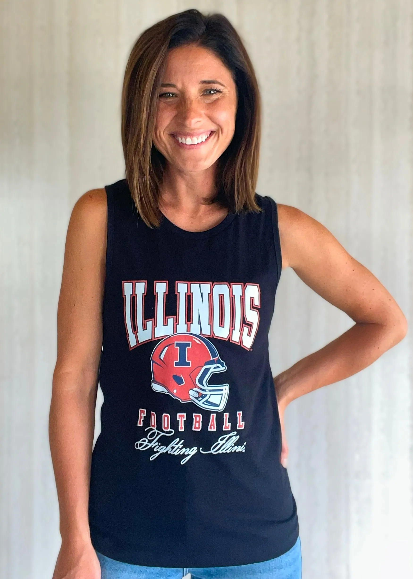 Fighting Illini Football Tank Top